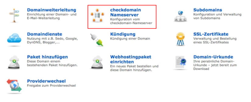 Original-Screenshot: checkdomain, Schritt 4